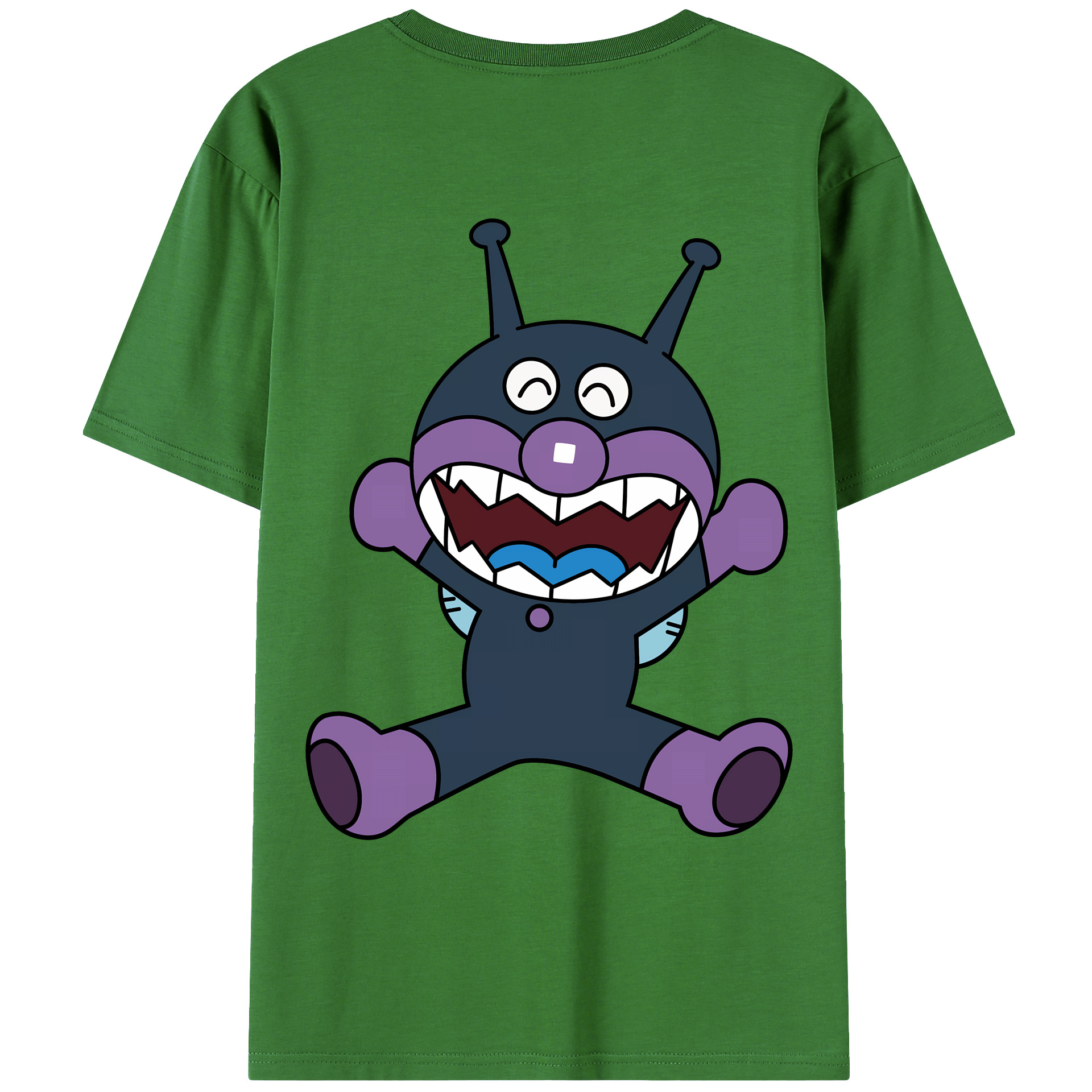 （画像用） アンパンマン Anpanman レディース半袖Tシャツ(バックプリント)